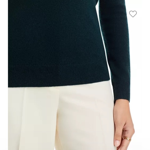 NWT - C by Bloomingdale’s Women’s Cashmere Crewneck Sweater - Picture 7 of 11